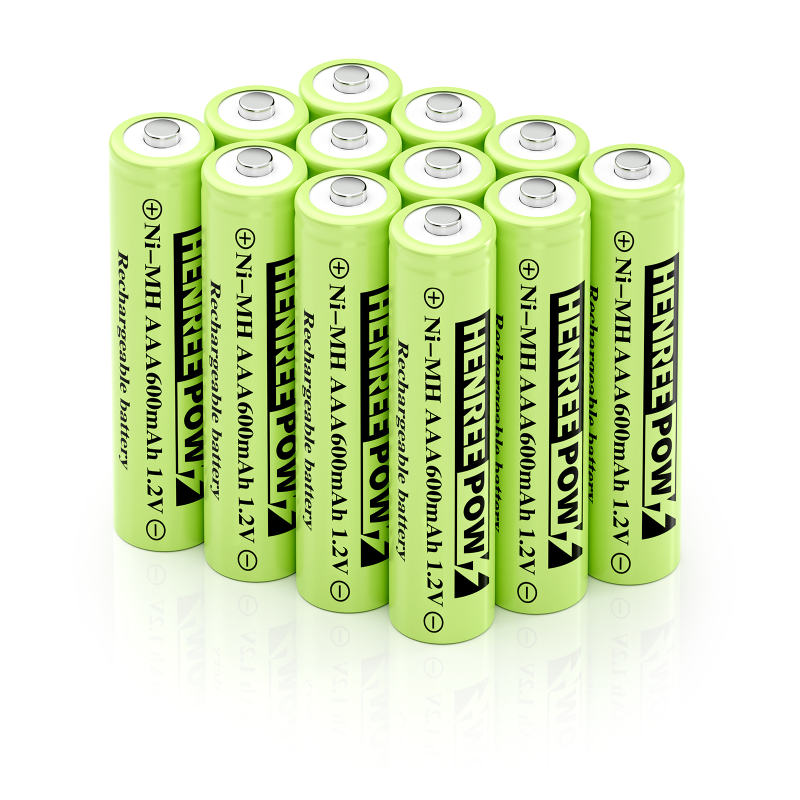 Henreepow 1.2V 600MAH AA NI-MH επαναφορτιζόμενες μπαταρίες